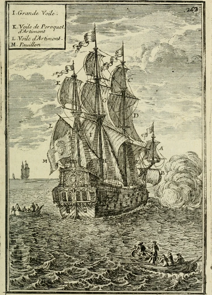 An illustration from Description de l'univers, 1683, leaf 292