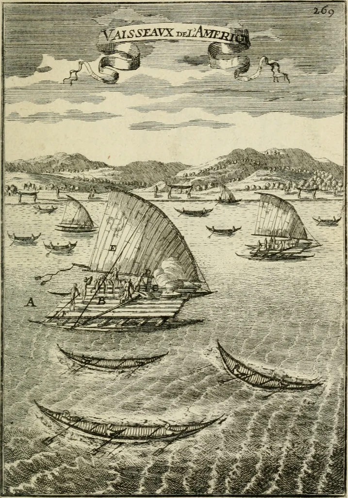 An illustration from Description de l'univers, 1683, leaf 298