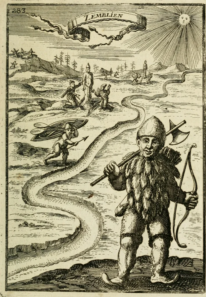 An illustration from Description de l'univers, 1683, leaf 312