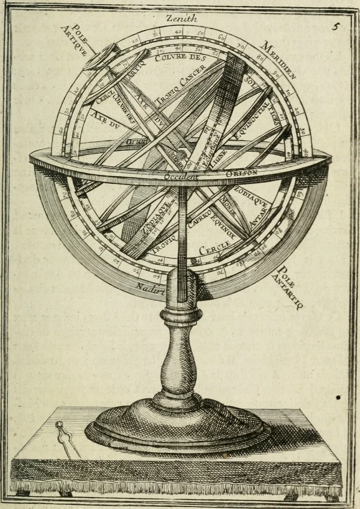 An illustration from Description de l'univers, 1683, leaf 32