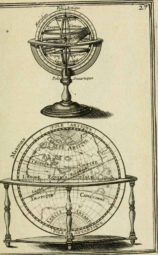 An illustration from Description de l'univers, 1683, leaf 54