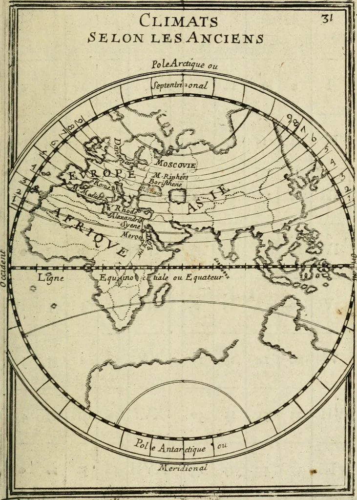 An illustration from Description de l'univers, 1683, leaf 58