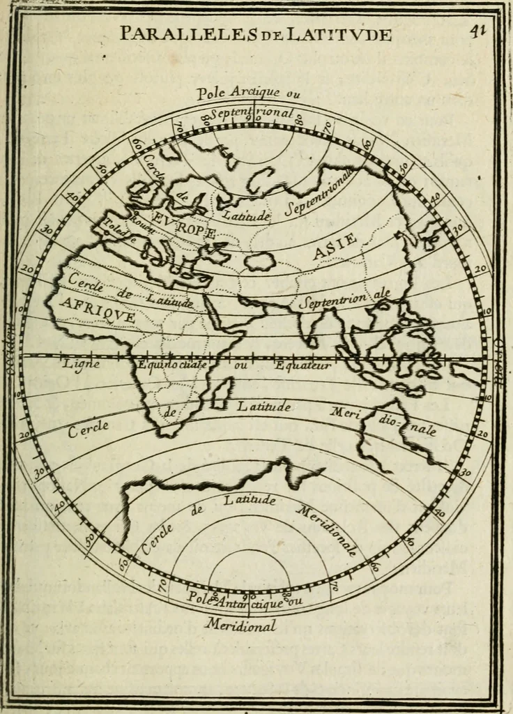 An illustration from Description de l'univers, 1683, leaf 68
