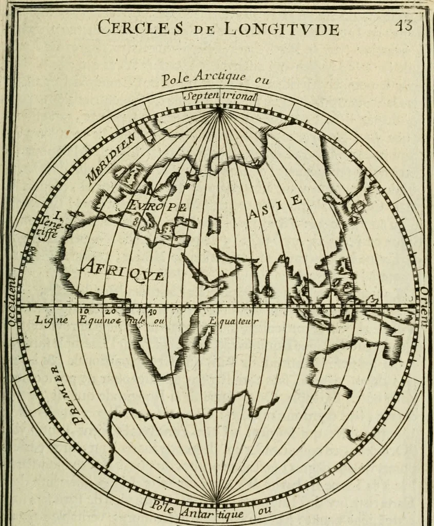 An illustration from Description de l'univers, 1683, leaf 70