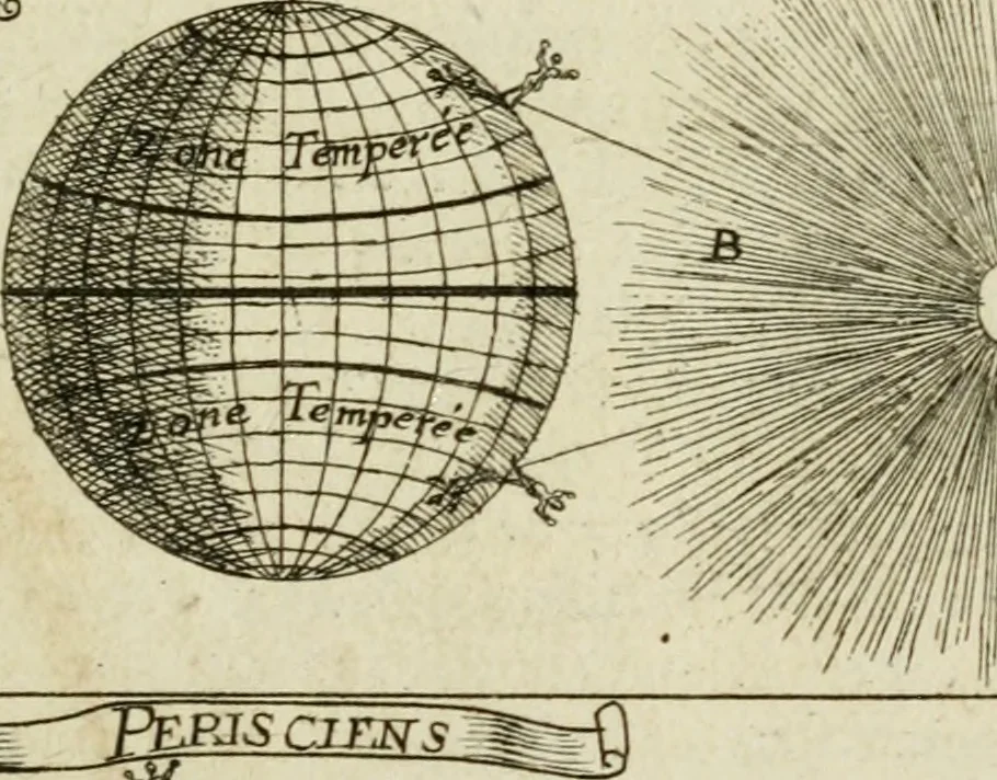 An illustration from Description de l'univers, 1683, leaf 74