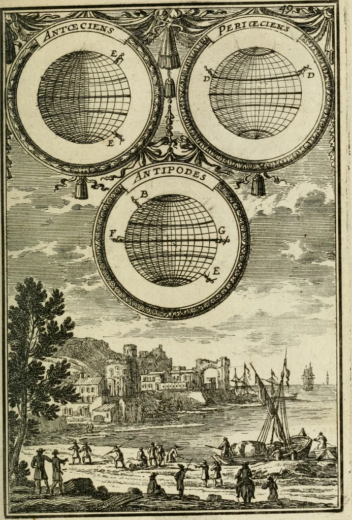 An illustration from Description de l'univers, 1683, leaf 76