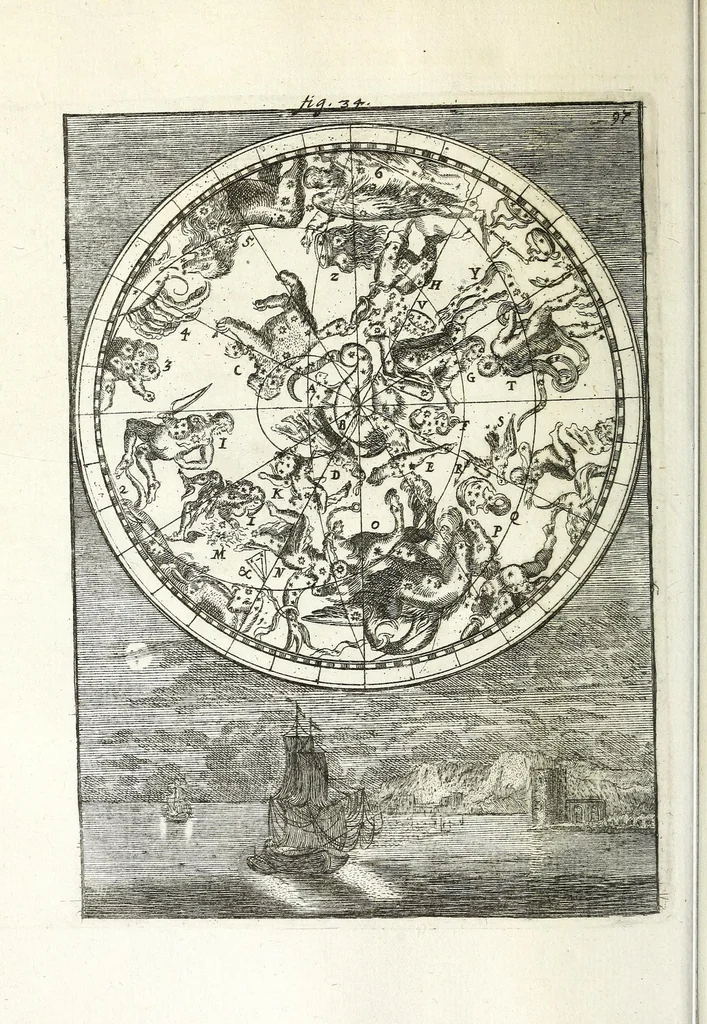An illustration from Description de l'univers : contenant les differents systemes du monde, les cartes generales & particulieres de la geographie ancienne & moderne, les plans & les profils des principales villes & des autres lieux plus considerables de la Terre : avec les portraits des souverains qui y commandent, leurs blasons, titres & livrées : et les moeurs, religions, gouvernemens & divers habillemens de chaque nation, 1685, leaf 168