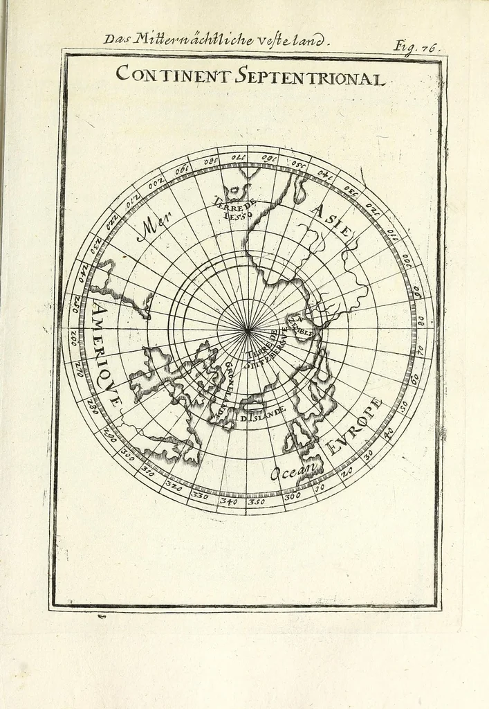 An illustration from Description de l'univers : contenant les differents systemes du monde, les cartes generales & particulieres de la geographie ancienne & moderne, les plans & les profils des principales villes & des autres lieux plus considerables de la Terre : avec les portraits des souverains qui y commandent, leurs blasons, titres & livrées : et les moeurs, religions, gouvernemens & divers habillemens de chaque nation, 1685, leaf 321