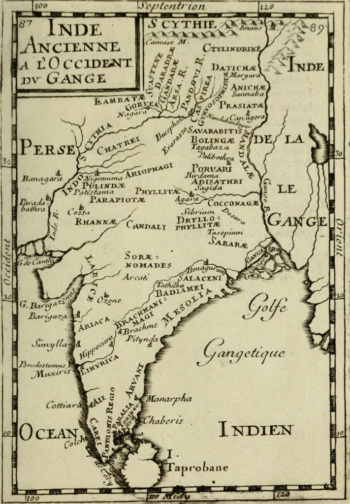 An illustration from Description de l'univers, 1683, leaf 102
