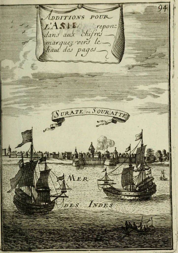 An illustration from Description de l'univers, 1683, leaf 110