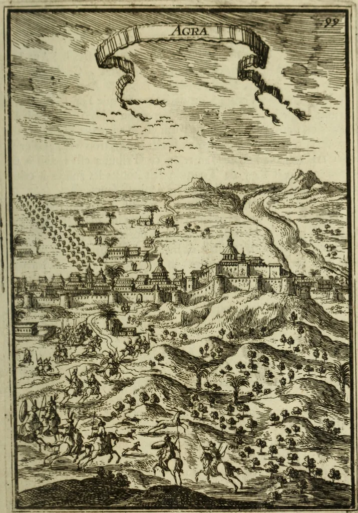 An illustration from Description de l'univers, 1683, leaf 116