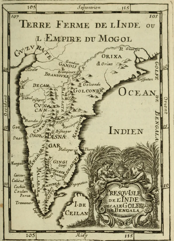 An illustration from Description de l'univers, 1683, leaf 122