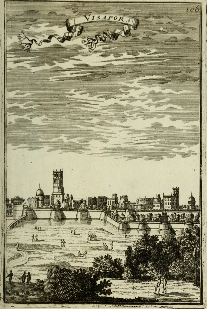 An illustration from Description de l'univers, 1683, leaf 124
