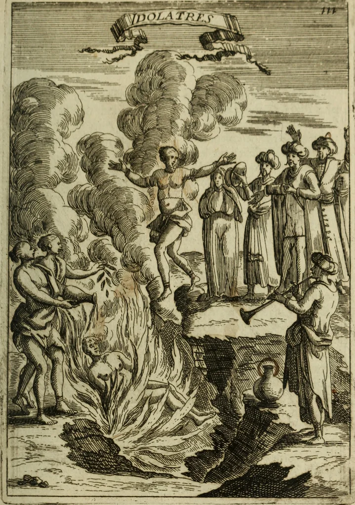 An illustration from Description de l'univers, 1683, leaf 130