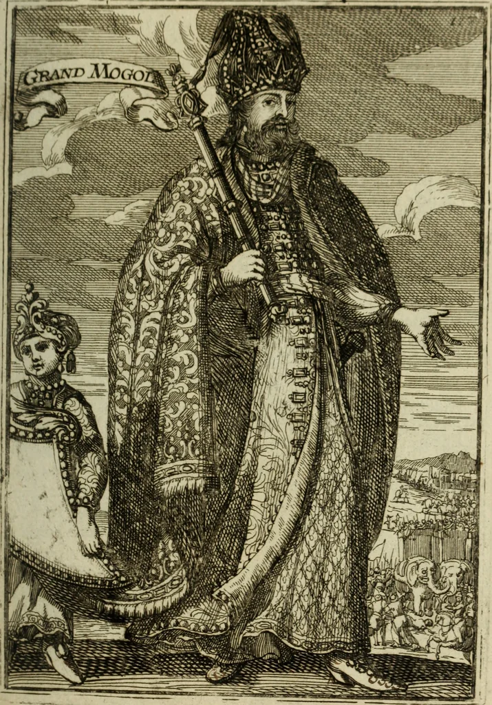 An illustration from Description de l'univers, 1683, leaf 136