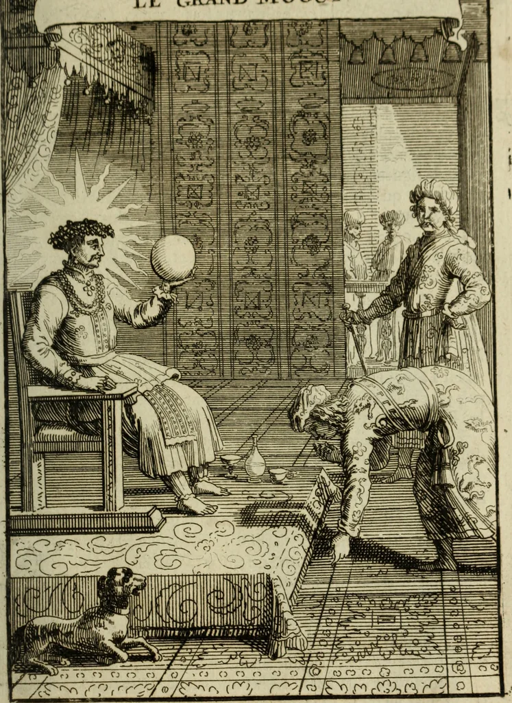 An illustration from Description de l'univers, 1683, leaf 138
