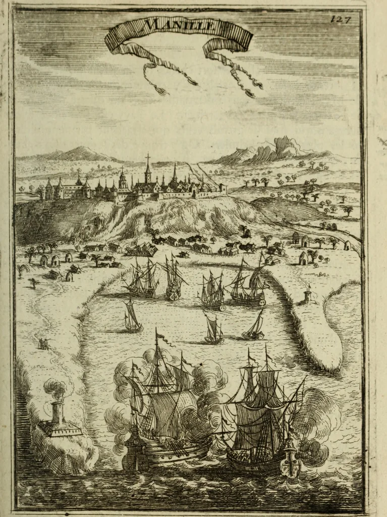 An illustration from Description de l'univers, 1683, leaf 146
