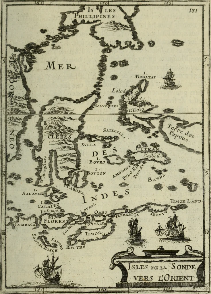 An illustration from Description de l'univers, 1683, leaf 150
