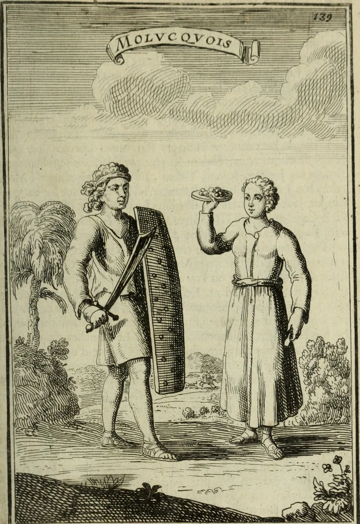 An illustration from Description de l'univers, 1683, leaf 158