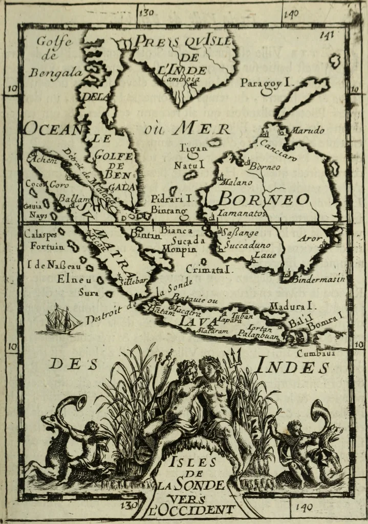 An illustration from Description de l'univers, 1683, leaf 160