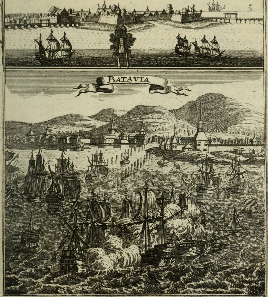 An illustration from Description de l'univers, 1683, leaf 162