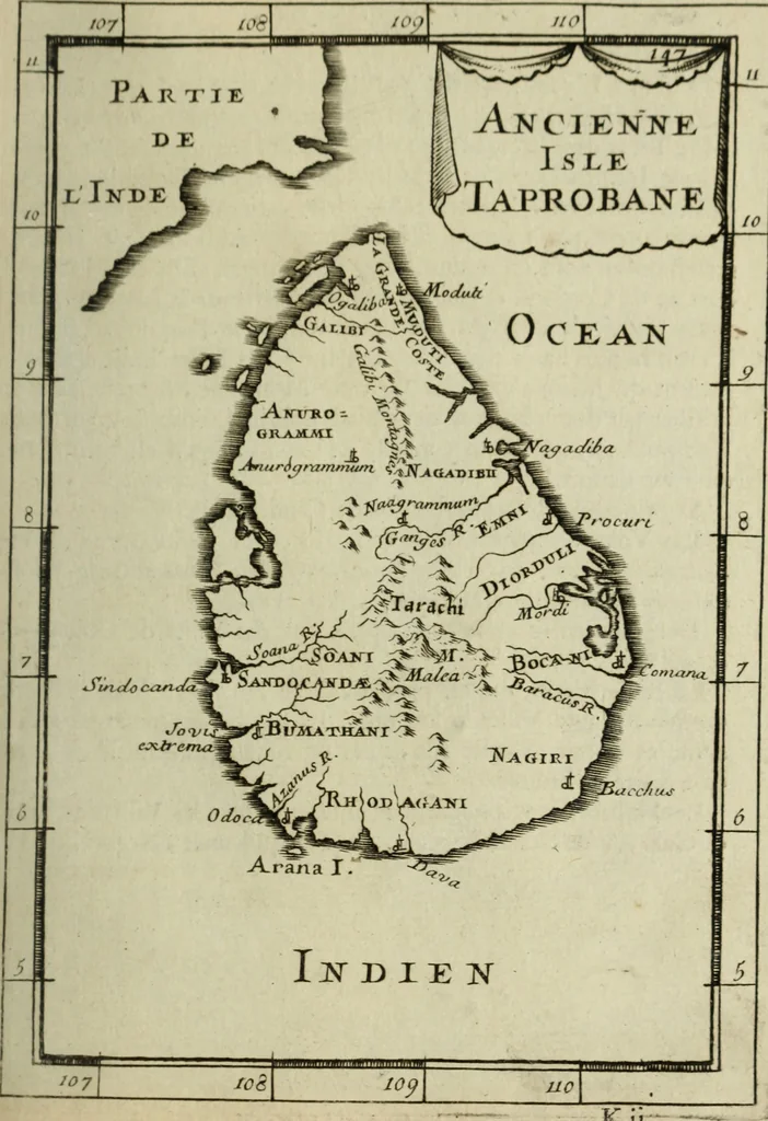 An illustration from Description de l'univers, 1683, leaf 166