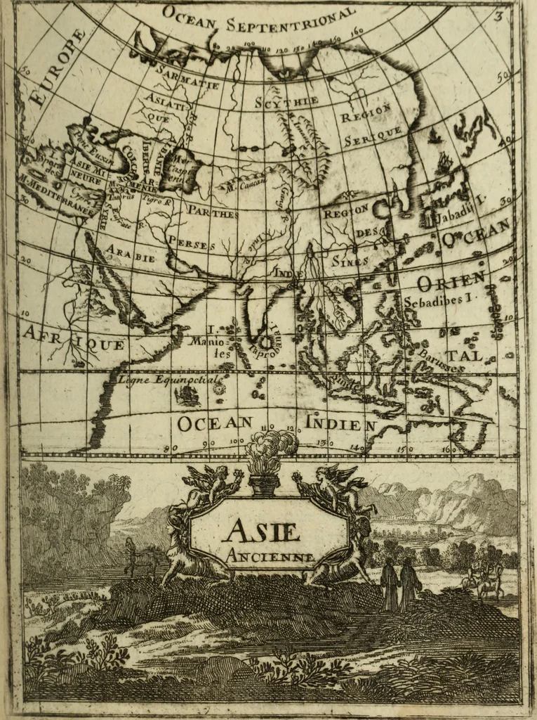 An illustration from Description de l'univers, 1683, leaf 18