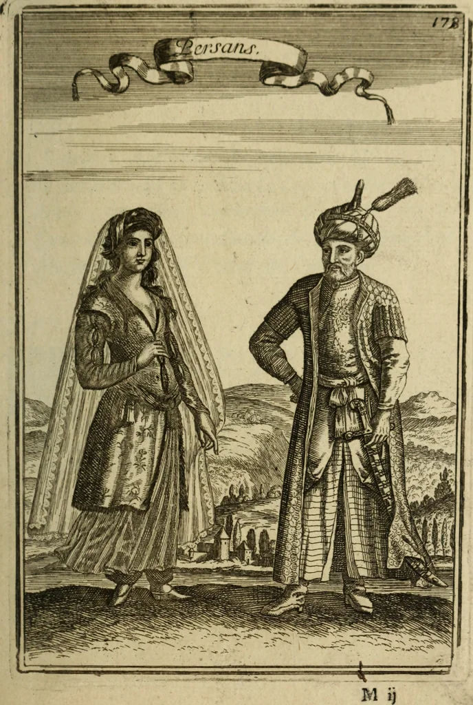 An illustration from Description de l'univers, 1683, leaf 202