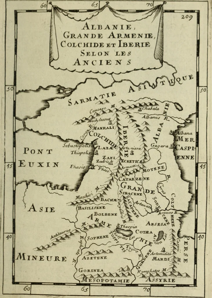 An illustration from Description de l'univers, 1683, leaf 232