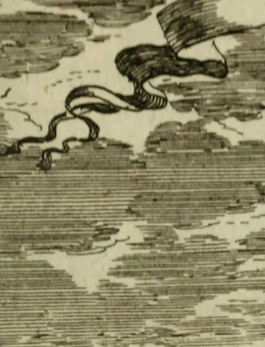 An illustration from Description de l'univers, 1683, leaf 238