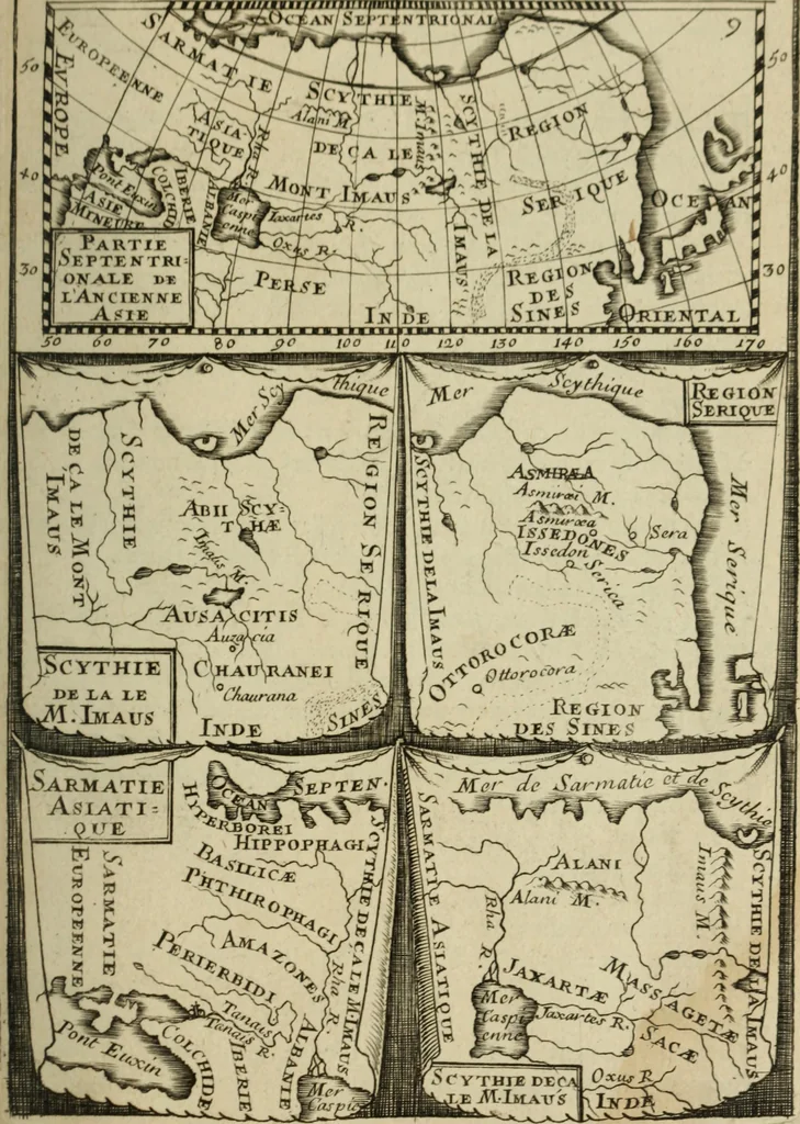 An illustration from Description de l'univers, 1683, leaf 24