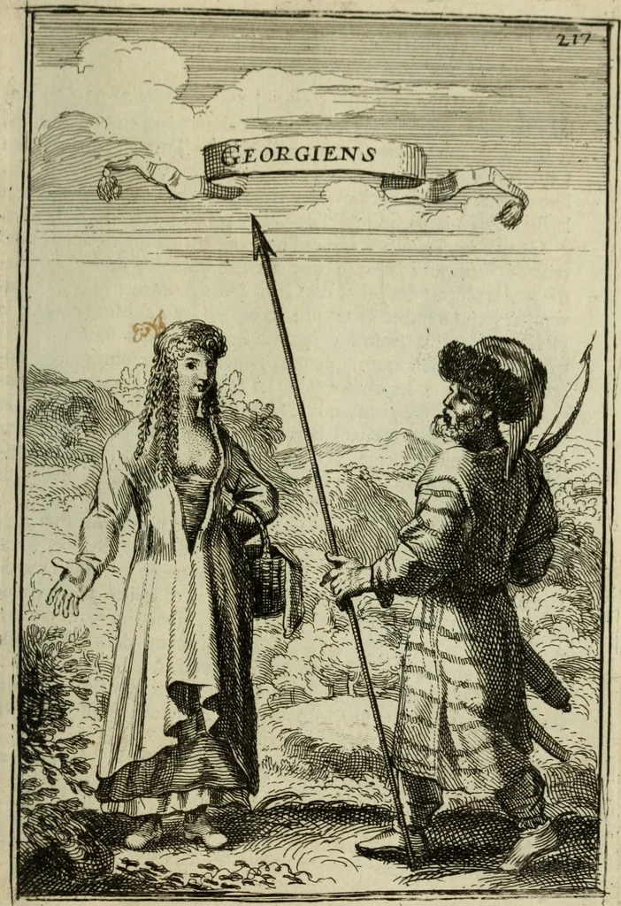An illustration from Description de l'univers, 1683, leaf 240
