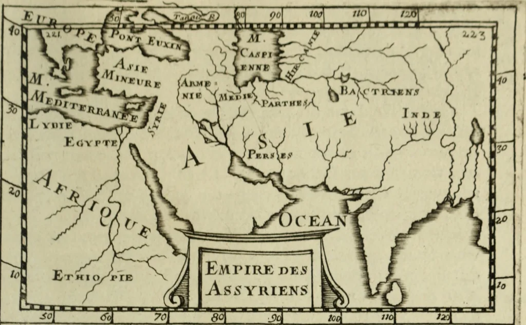 An illustration from Description de l'univers, 1683, leaf 246