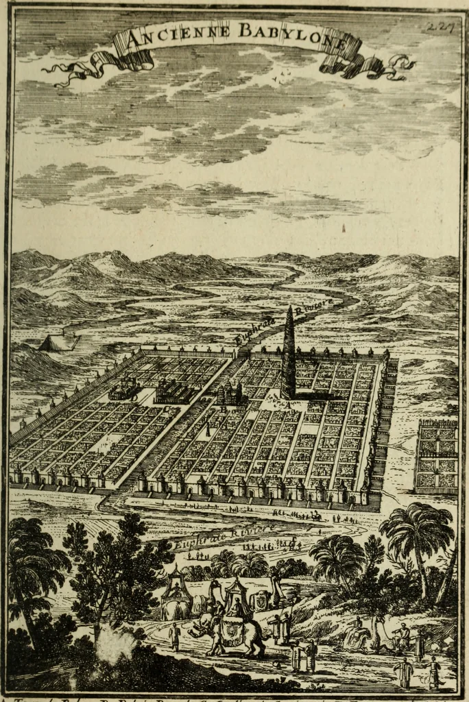 An illustration from Description de l'univers, 1683, leaf 250