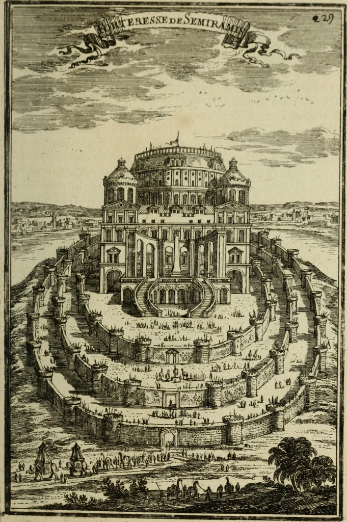 An illustration from Description de l'univers, 1683, leaf 252