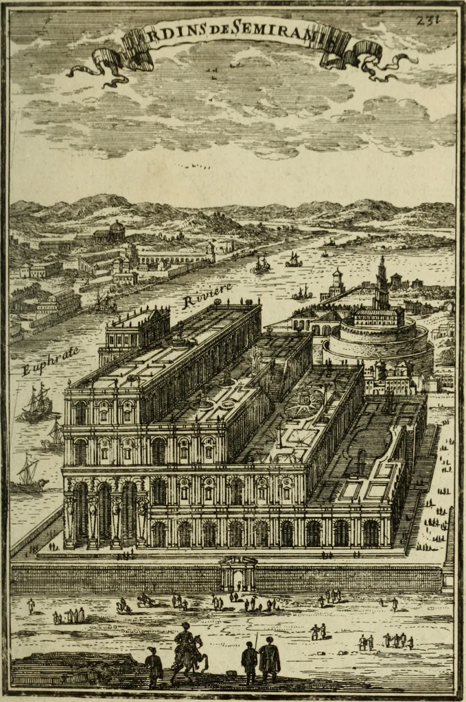 An illustration from Description de l'univers, 1683, leaf 254