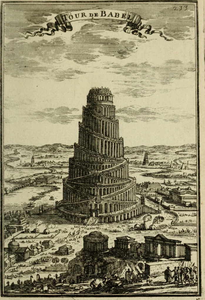 An illustration from Description de l'univers, 1683, leaf 256
