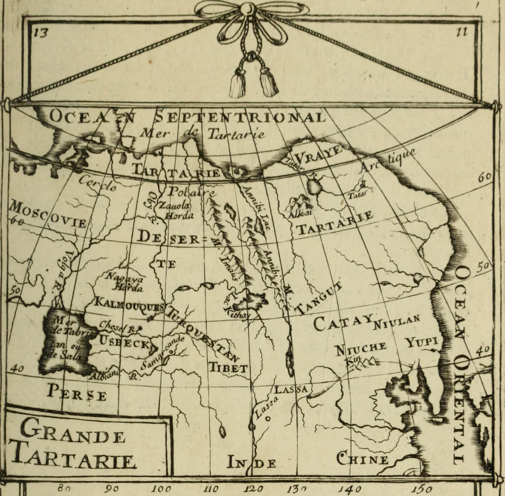 An illustration from Description de l'univers, 1683, leaf 26