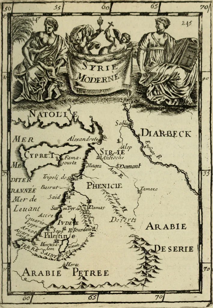 An illustration from Description de l'univers, 1683, leaf 268