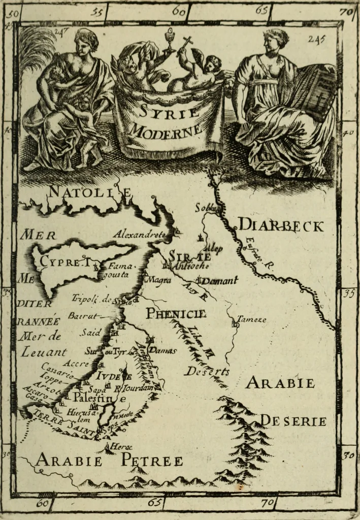 An illustration from Description de l'univers, 1683, leaf 270