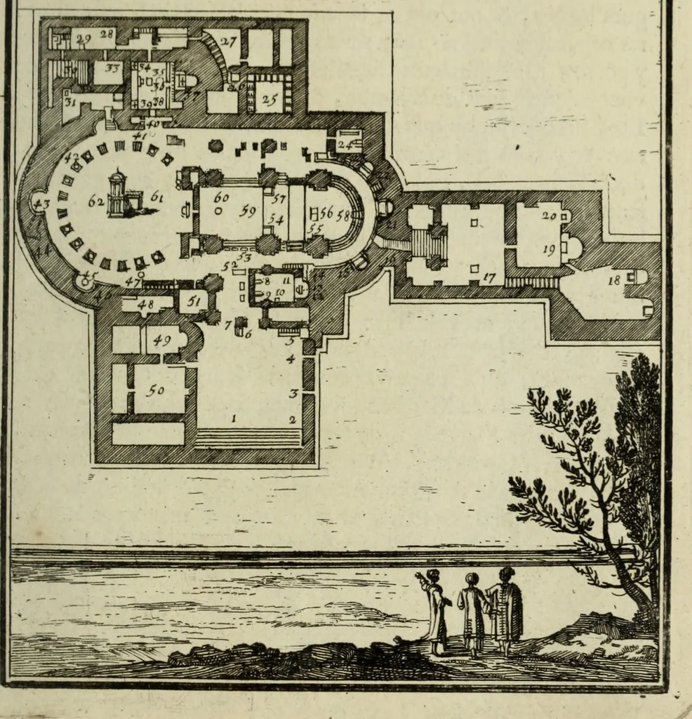 An illustration from Description de l'univers, 1683, leaf 278