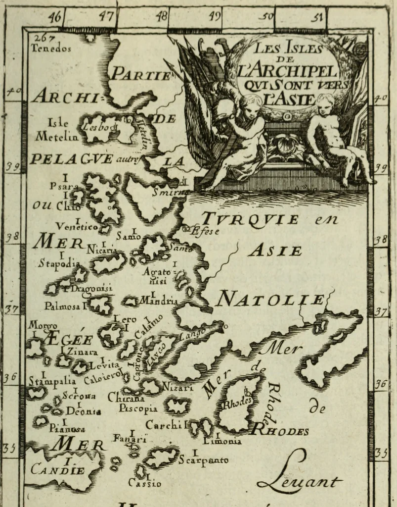 An illustration from Description de l'univers, 1683, leaf 290