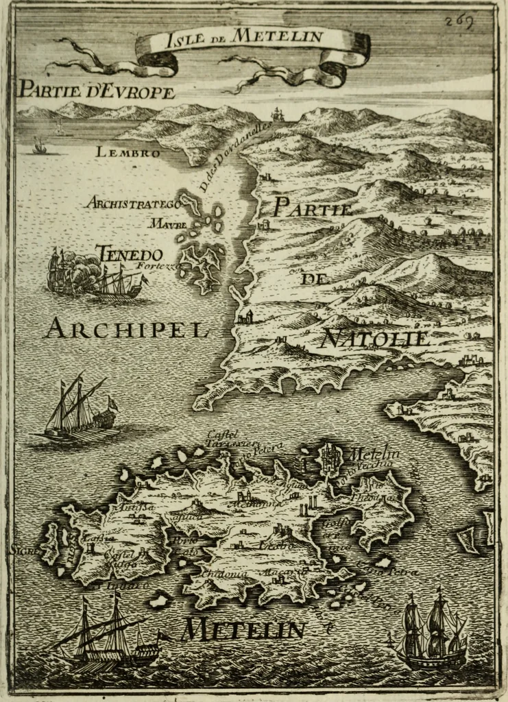 An illustration from Description de l'univers, 1683, leaf 292