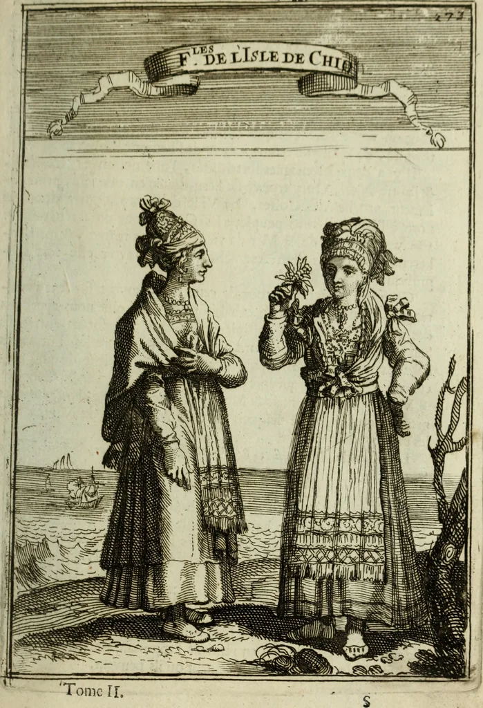 An illustration from Description de l'univers, 1683, leaf 296