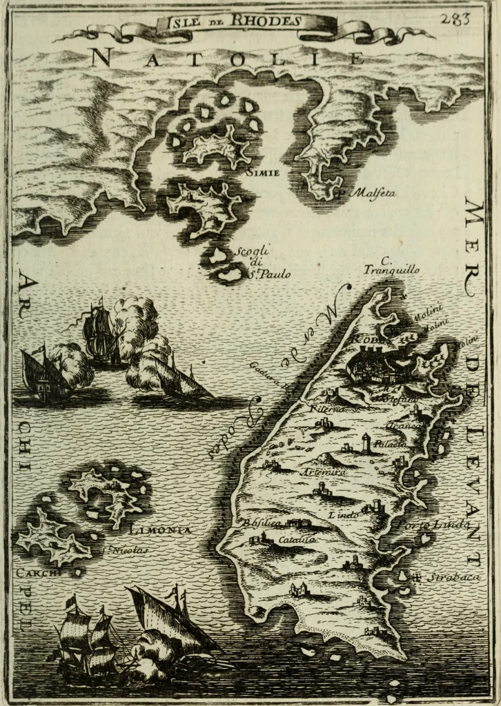 An illustration from Description de l'univers, 1683, leaf 306