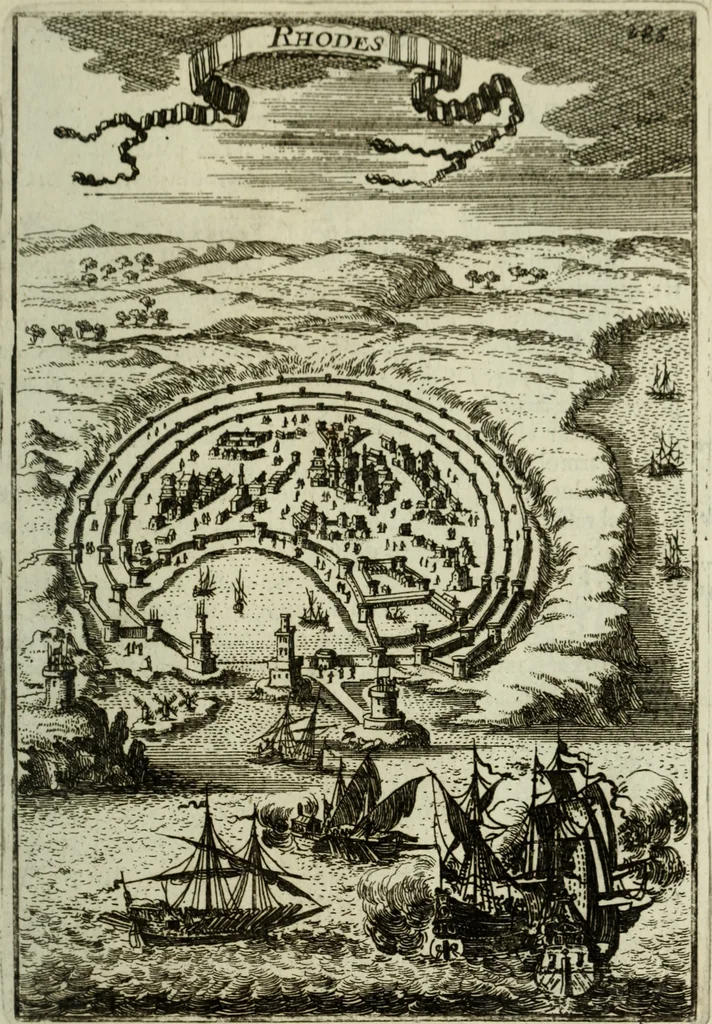 An illustration from Description de l'univers, 1683, leaf 308
