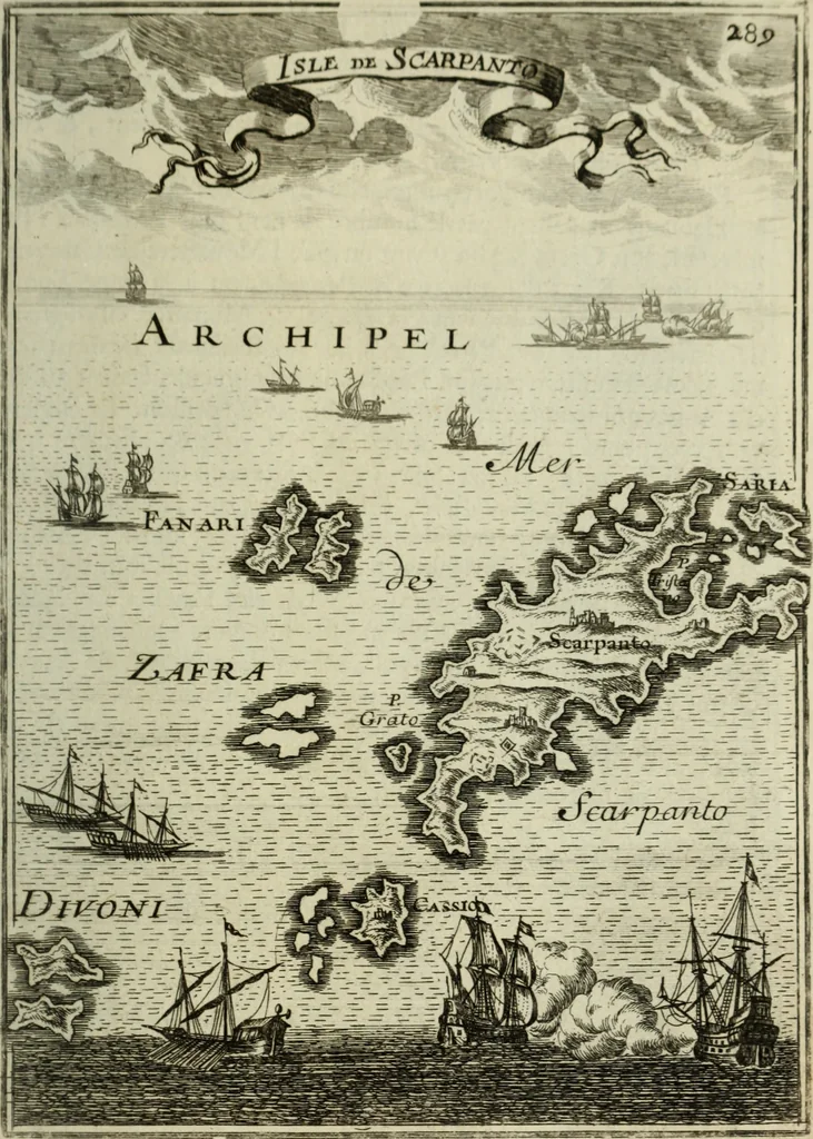 An illustration from Description de l'univers, 1683, leaf 314