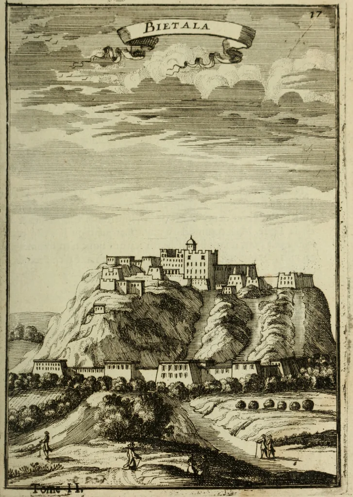An illustration from Description de l'univers, 1683, leaf 32