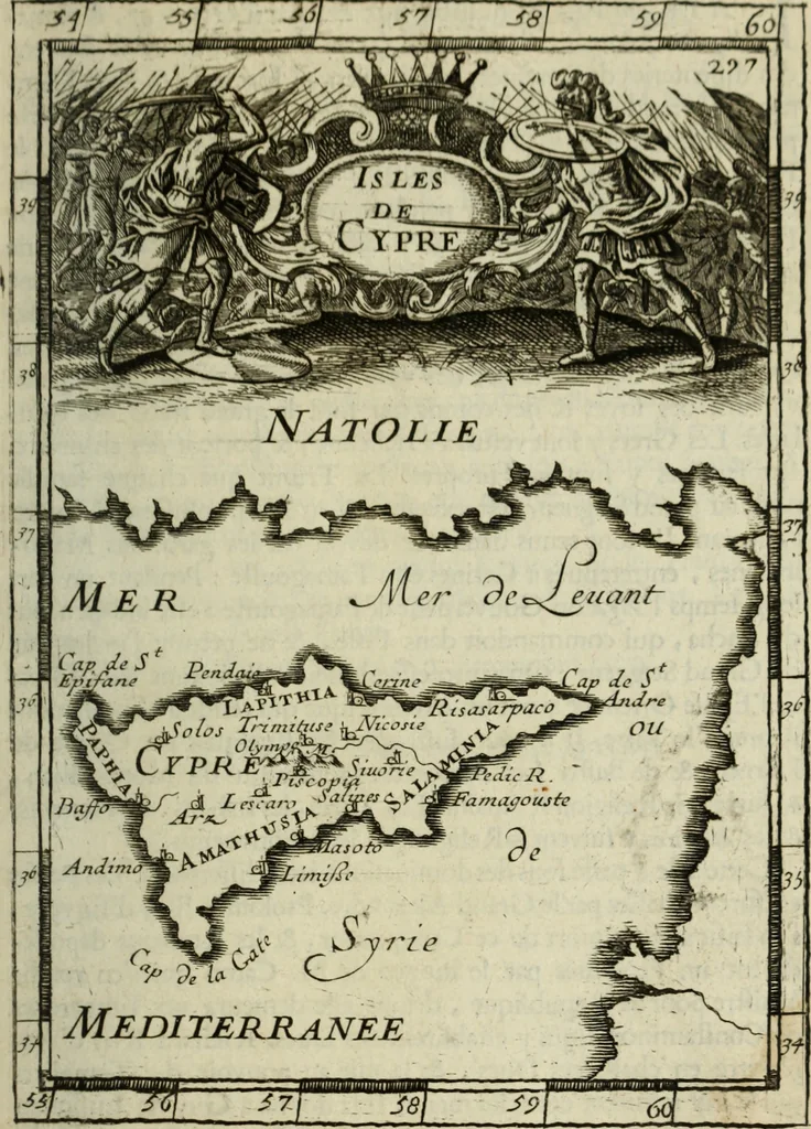 An illustration from Description de l'univers, 1683, leaf 320