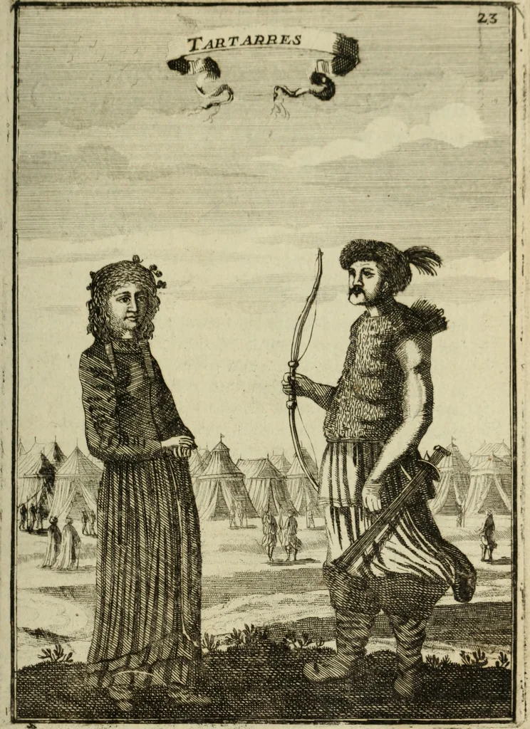 An illustration from Description de l'univers, 1683, leaf 38